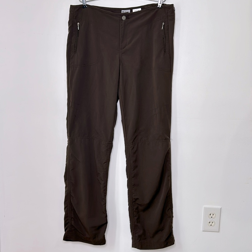 Columbia Titanium 🏂 Women's Brown UNLINED Outdoor Ski Pants Size 10